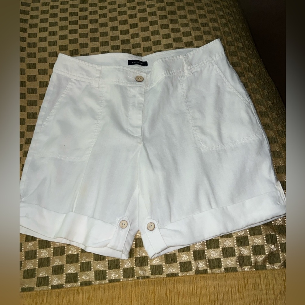Lands' End White shorts Size 10